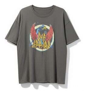 Rock Band Def Leppard Tee - Grey Men's Shirt 2XL